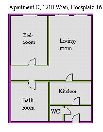 Floorplan apartment C Vienna